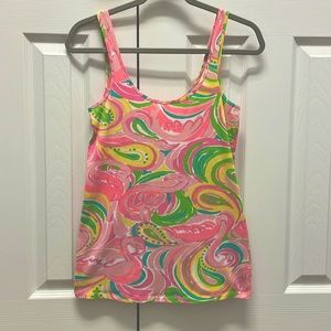 Lilly Pulitzer Tabbie Tank Resort Size M Style 80521